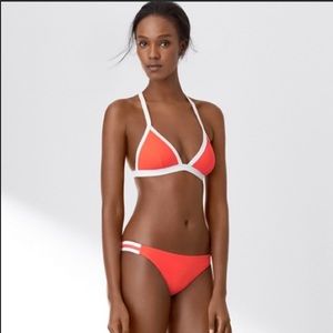 Tory Burch Sport Bikini Top & Bottom. Top new with tags